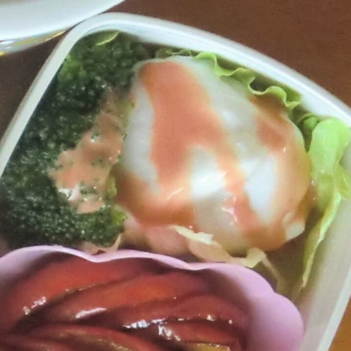 お弁当のおかず★ティーバッグポーチドエッグ